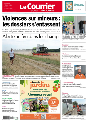 Cover of Le Courrier de l’Ouest (Saumur)