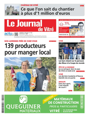 Cover of Le Journal de Vitre