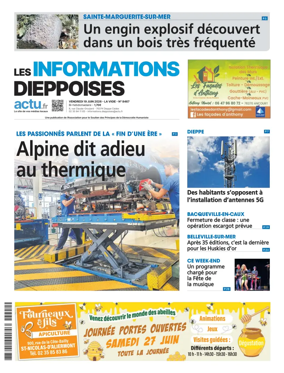 Cover of Les Informations Dieppoises
