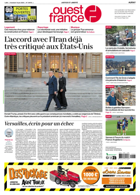 Cover of Ouest France (Auray)