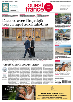 Cover of Ouest France (Challans / Saint-Gilles-Croix-de-Vie)