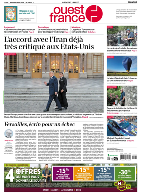 Cover of Ouest France (Manche)