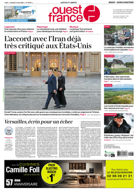 Cover of Ouest France (Nord-Finistere)