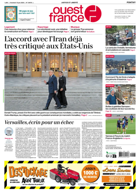 Cover of Ouest France (Pontivy)