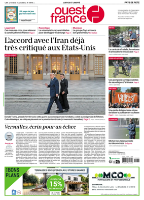 Cover of Ouest France (Pornic / Pays de Retz)