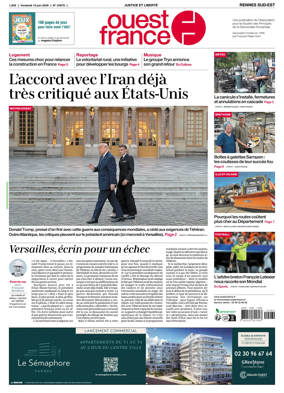 Cover of Ouest-France (Rennes Sud-Est)