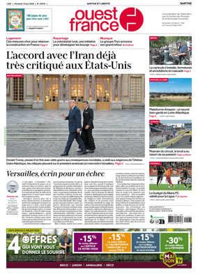 Cover of Ouest France (Sarthe)