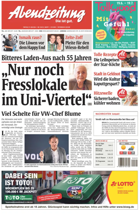 Cover of Abendzeitung Munchen