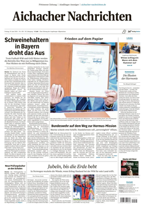 Cover of Aichacher Nachrichten