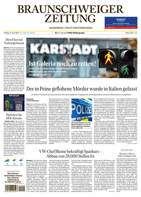 Cover of Braunschweiger Zeitung (Braunschweig)