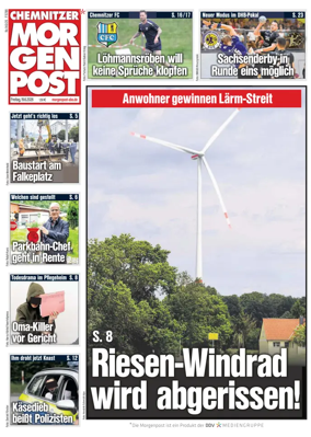 Cover of Chemnitzer Morgenpost