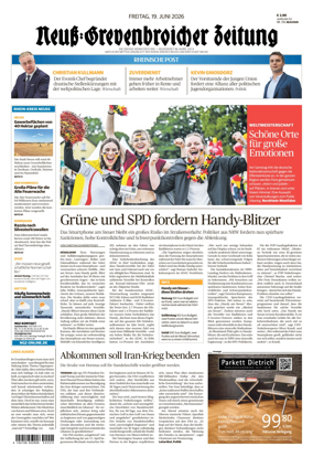 Cover of Neuss-Grevenbroicher Zeitung Neuss