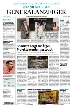 Cover of Oranienburger Generalanzeiger