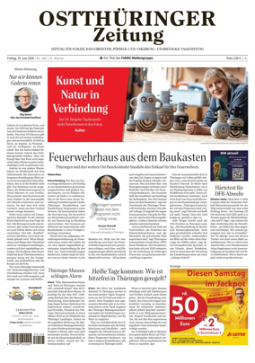 Cover of Ostthuringer Zeitung (Posneck)