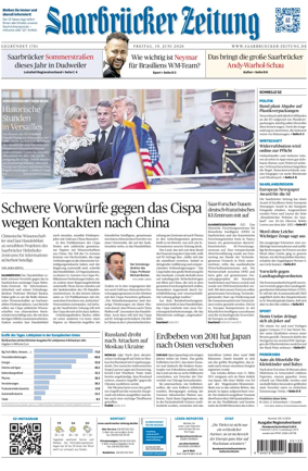 Cover of Saarbruecker Zeitung