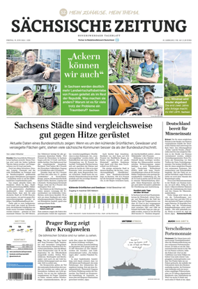Cover of Sachsische Zeitung (Hoyerswerda)