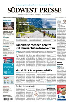Cover of Sudwest Presse