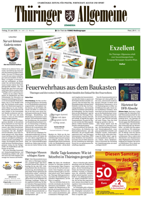 Cover of Thuringer Allgemeine (Sommerda)