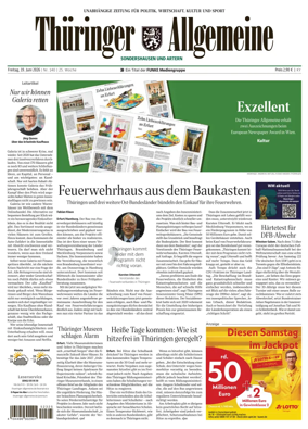 Cover of Thuringer Allgemeine (Sonderhausen und Artern)