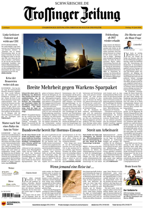 Cover of Trossinger Zeitung