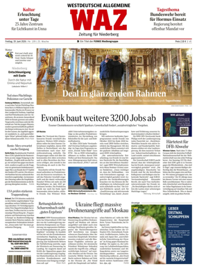 Cover of Westdeutsche Allgemeine Zeitung (Velbert)