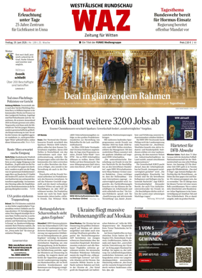 Cover of Westdeutsche Allgemeine Zeitung (Witten)