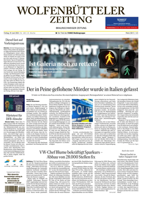 Cover of Wolfenbutteler Zeitung