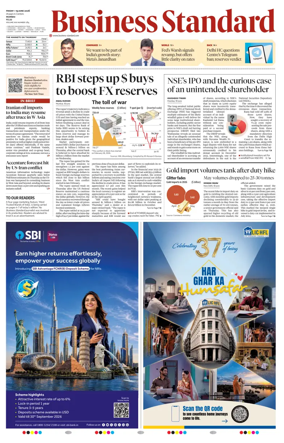 Cover of Business Standard