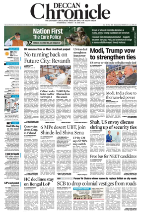 Cover of Deccan Chronicle