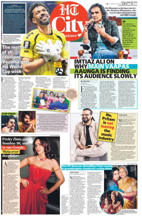 Cover of Hindustan Times (Lucknow) - Live