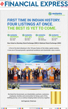 Cover of The Financial Express