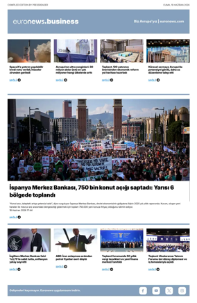 Cover of Euronews Business (Turkish) Compiled Editions