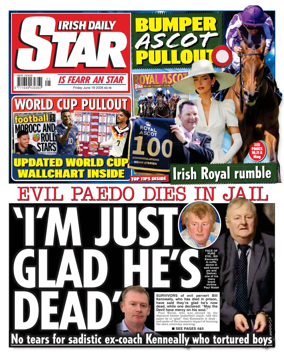 Cover of Irish Daily Star