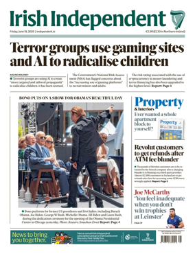 Cover of Irish Independent