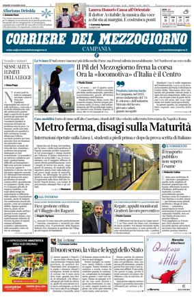 Cover of Corriere del Mezzogiorno (Campania)