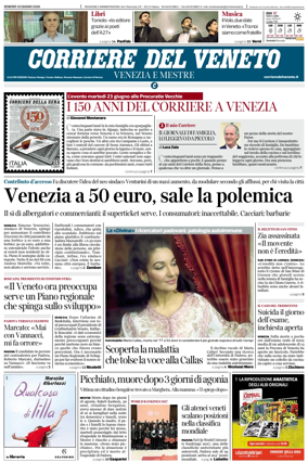 Cover of Corriere del Veneto (Venezia e Mestre)