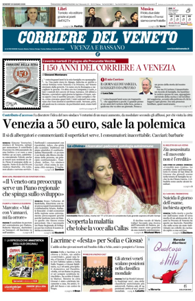 Cover of Corriere del Veneto (Vicenza e Bassano)