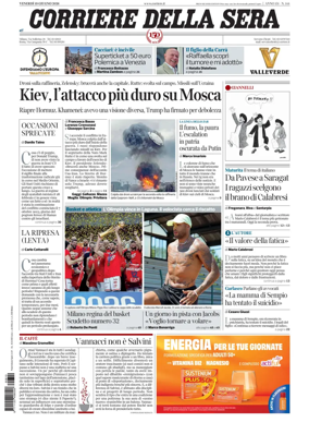 Cover of Corriere della Sera
