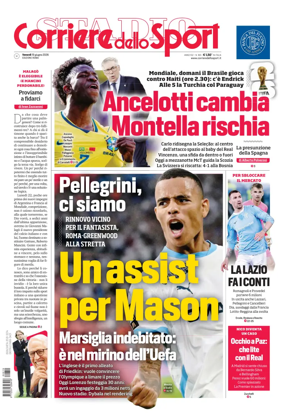 Cover of Corriere dello Sport (Lazio)