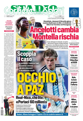 Cover of Corriere dello Sport Stadio (Nazionale)