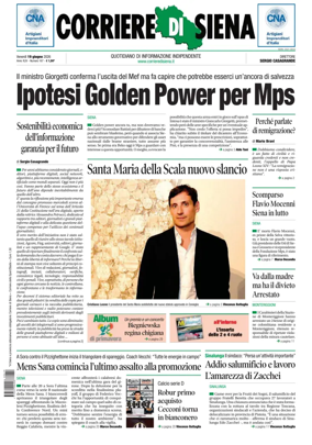 Cover of Corriere di Siena