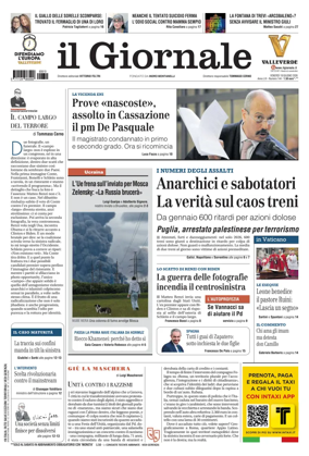 Cover of Il Giornale (Italy)
