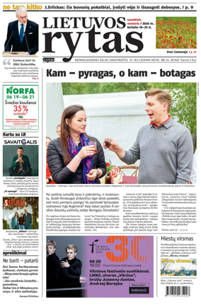 Cover of Lietuvos Rytas