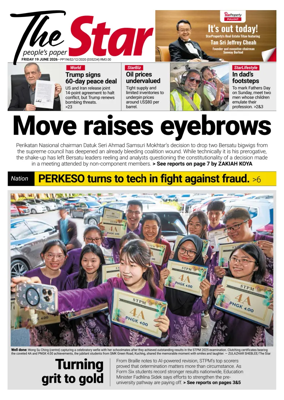 Cover of The Star Malaysia