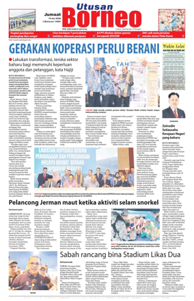 Cover of Utusan Borneo (Sabah)