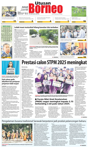 Cover of Utusan Borneo (Sarawak)