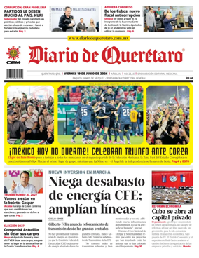 Cover of Diario de Queretaro