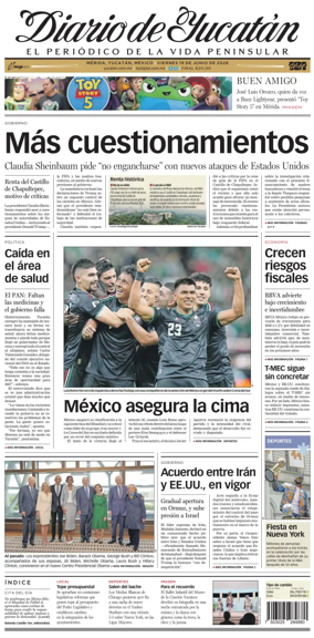 Cover of Diario de Yucatan