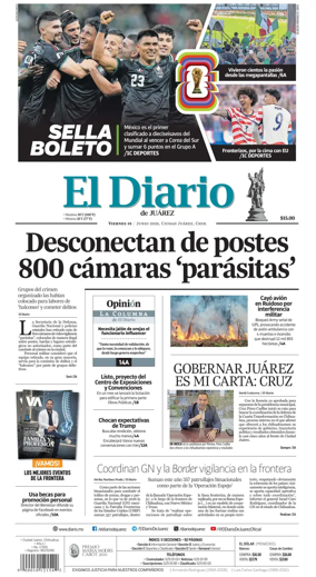 Cover of El Diario de Juarez
