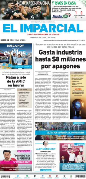 Cover of El Imparcial